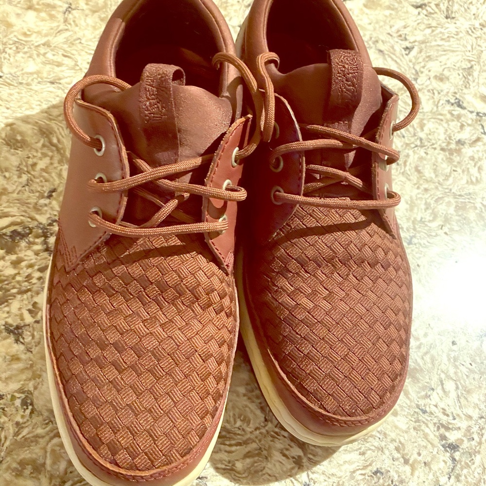 Dr Martens air wair soft wair brownish-red shoes